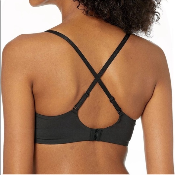 NWT Calvin Klein Push Up Plunge Bra 36A Black - Picture 2 of 4